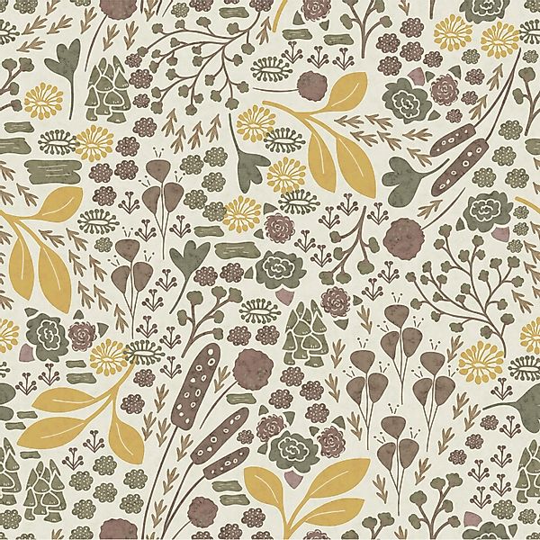 Komar Vliestapete Wild Fields 250 cm x 250 cm Mehrfarbig günstig online kaufen