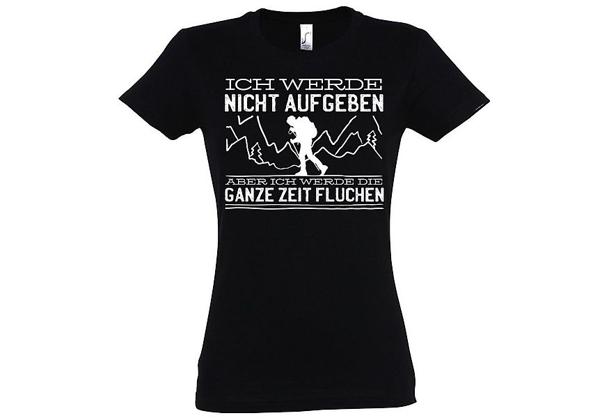 Youth Designz T-Shirt Nicht Aufgeben Wandern Damen T-Shirt mit trendigem Fr günstig online kaufen