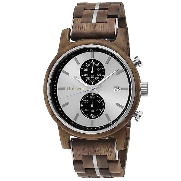 Holzwerk Chronograph GRONAU Herren Holz Armband günstig online kaufen