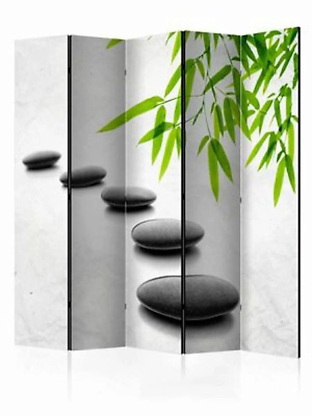 artgeist Paravent Zen Stones II [Room Dividers] mehrfarbig Gr. 225 x 172 günstig online kaufen