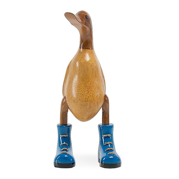 Rikmani Dekofigur Holzfigur Ente Stiefel - günstig online kaufen