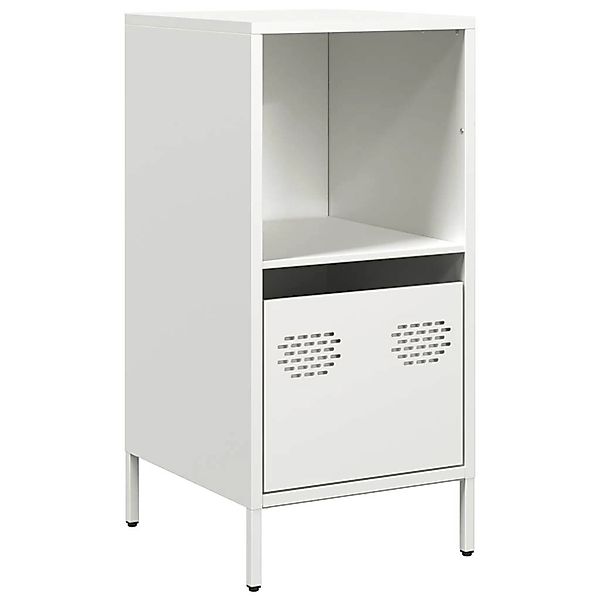 vidaXL Sideboard Weiß 35x39x73,5 cm Kaltgewalzter Stahl 851357 günstig online kaufen