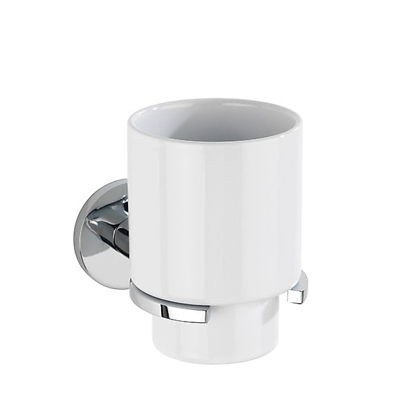 Wenko Zahnputzbecherhalter Isera UV-Loc® Silber Glänzend günstig online kaufen