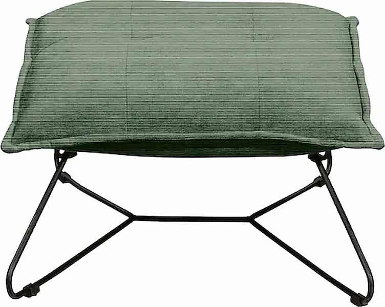 ED EXCITING DESIGN Hocker »Vico«, mit Design-Gestell aus schwarzem Metall, günstig online kaufen