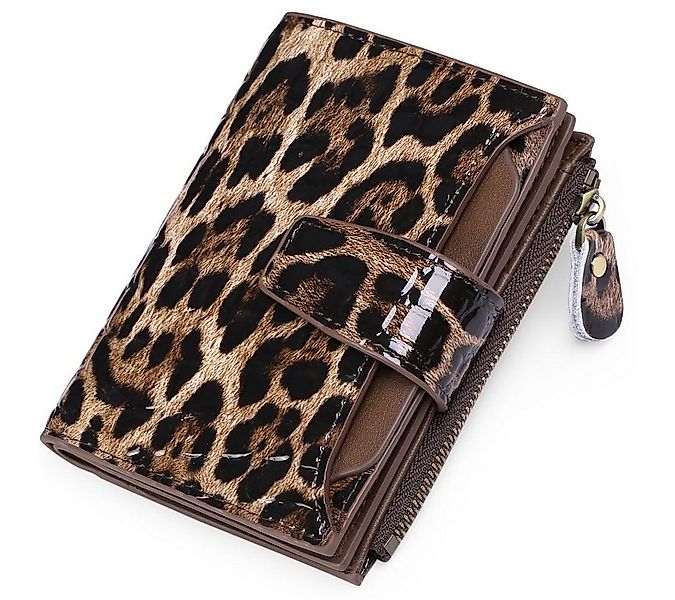 Forrlite Mini Geldbörse Geldbörse Echtes Nappaleder (Damen Echtleder Portem günstig online kaufen