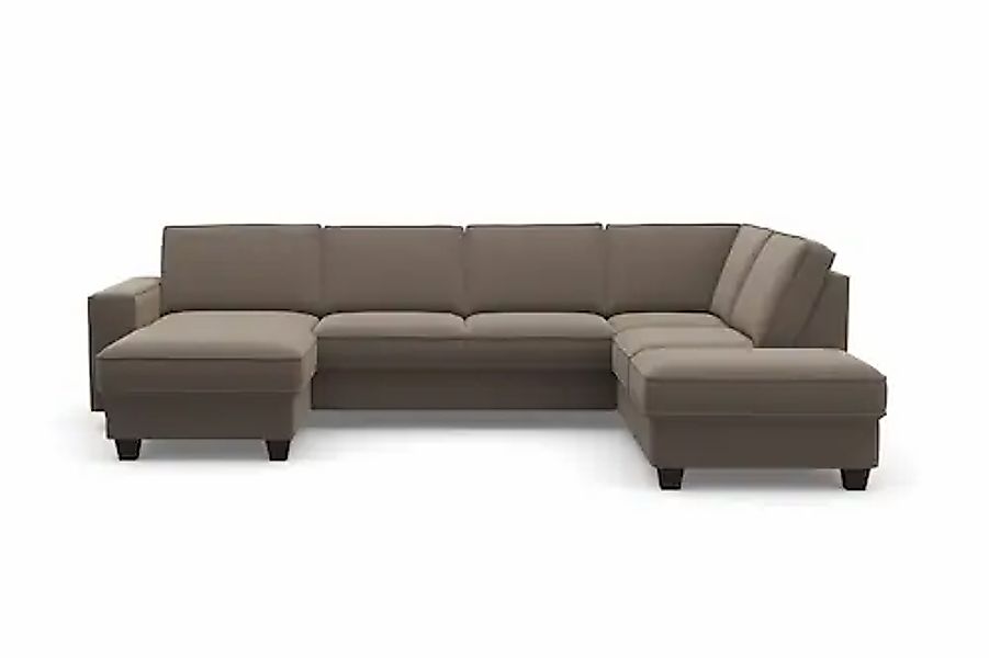 Home affaire Wohnlandschaft »County U-Form« wahlweise Ottomane links oder r günstig online kaufen