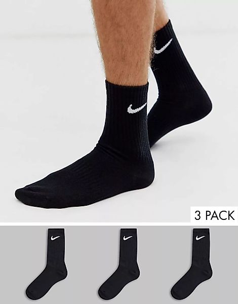 Nike Training – 3er-Pack Socken in Schwarz günstig online kaufen