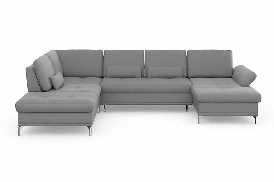 INOSIGN Wohnlandschaft »Palm Beach U-Form« Federkern, mit Sitztiefenverstel günstig online kaufen