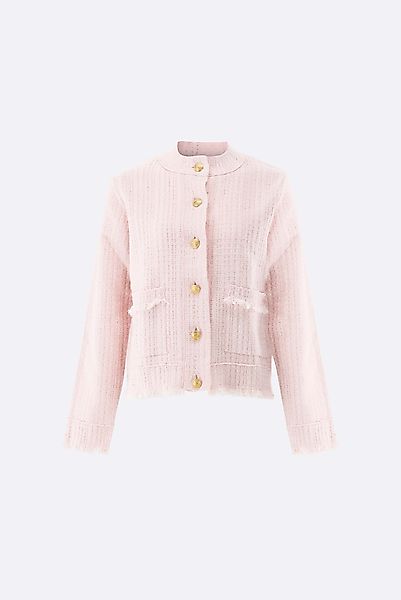 Blazer gestrickt mit Tweed Optik günstig online kaufen