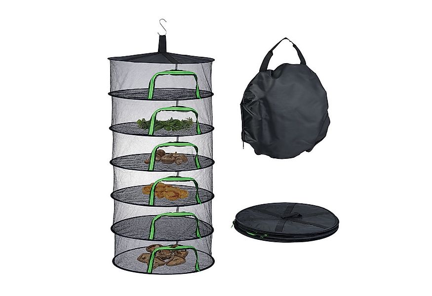 relaxdays Gewächshaus Faltbares Trockennetz 6-lagig günstig online kaufen