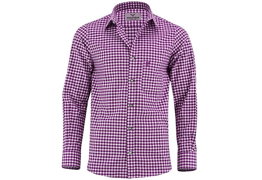 German Wear Trachtenhemd GW1210 Karo Trachtenhemd für Trachtenlederhosen in günstig online kaufen