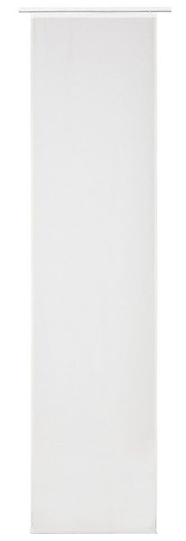 ELBERSDRUCKE Schiebegardine transparenter Schiebevorhang Feel Good Uni weiß günstig online kaufen