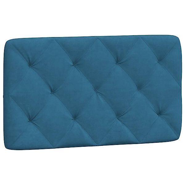 vidaXL Kopfteil Kopfteil-Kissen Blau 90 cm günstig online kaufen