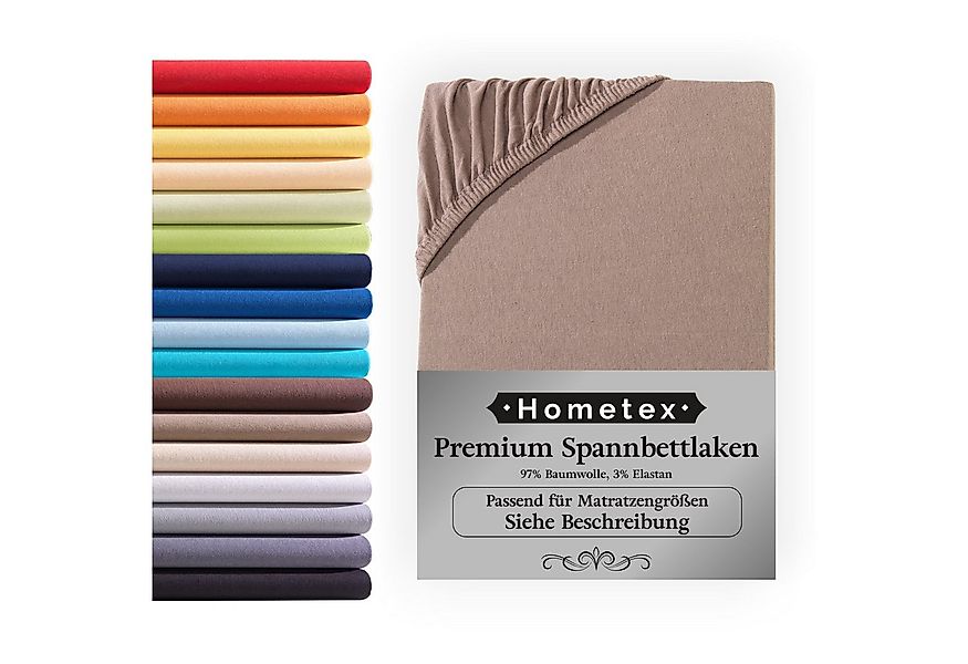 Hometex Premium Textiles Spannbettlaken Premium Boxspringbett Spannbetttuch günstig online kaufen