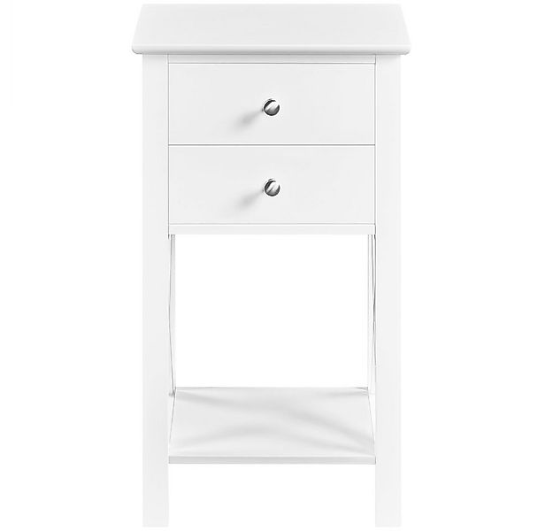 Yaheetech Nachttisch, Beistelltisch mit 2 Schubladen & 1 Ablagefach Sofatis günstig online kaufen