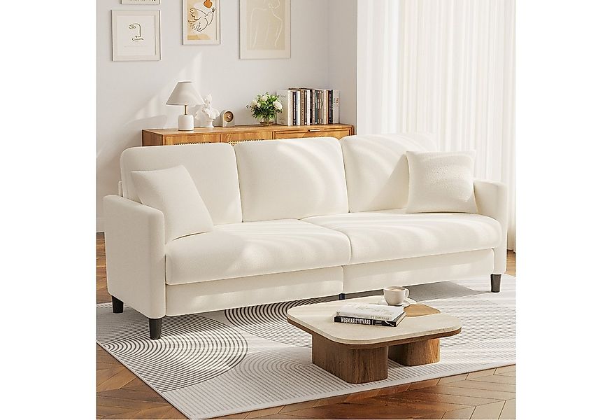 ToteBox 3-Sitzer 3-Sitzer Teddy Fleece Werkzeugfreier Aufbau Sofas für Wohn günstig online kaufen