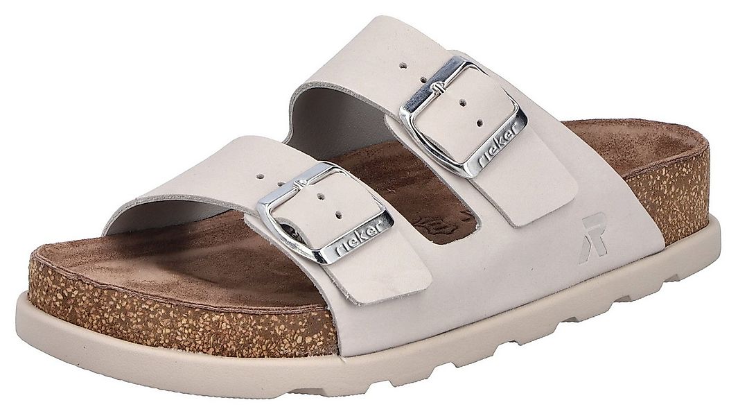 Rieker Pantolette Hausschuh, Sommerschuh, Strandschuh, Zweischnaller mit So günstig online kaufen