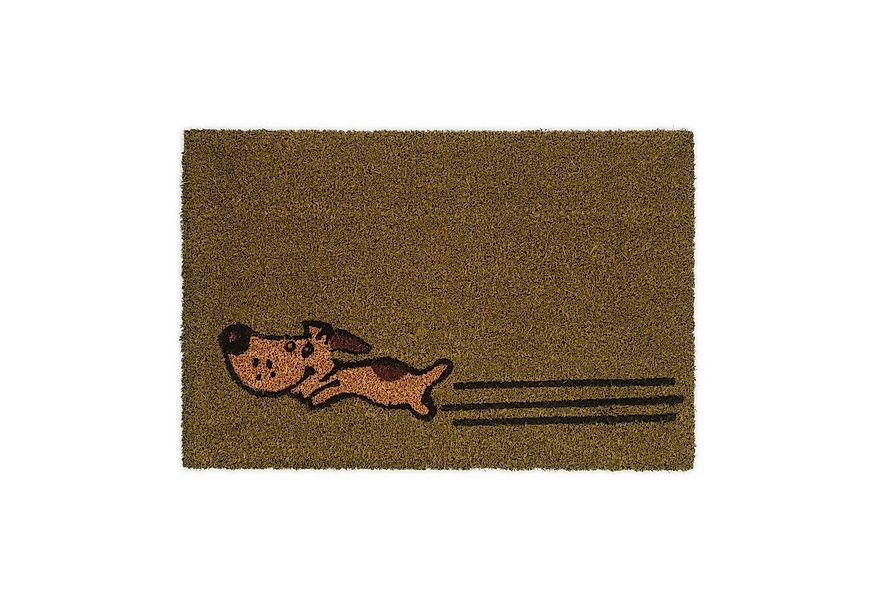 relaxdays Fußmatte Kokos Hund, Höhe: 15 mm günstig online kaufen