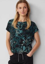 s.Oliver Kurzarmshirt T-Shirt Fließendes Jersey-Shirt mit günstig online kaufen