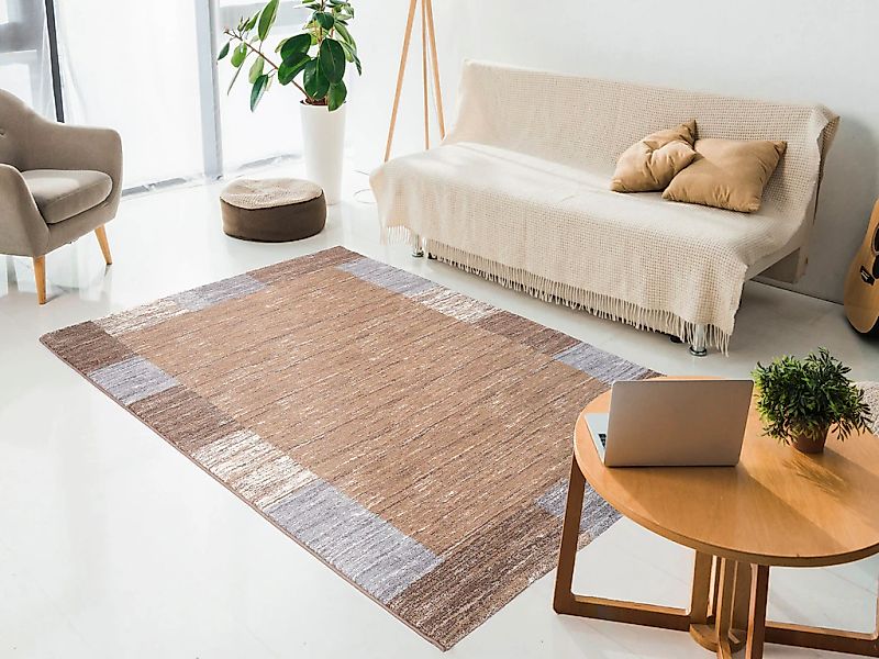 meinTeppich Kurzflorteppich  Sofi Star ¦ beige ¦ Synthetische Fasern ¦ Maße günstig online kaufen