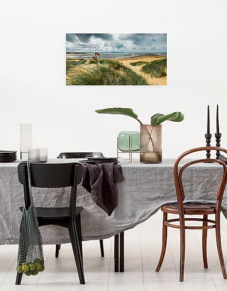 Komar Leinwandbild "Stormy Days - Größe 60 x 30 cm" Baum  Berge  Blumen  Bl günstig online kaufen