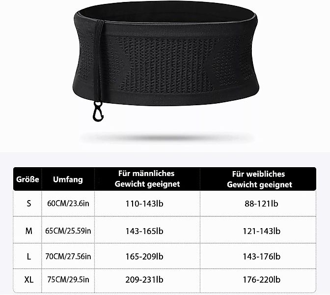 Coonoor Gürteltasche Multifunktionale atmungsaktive verdeckte Hüfttasche günstig online kaufen