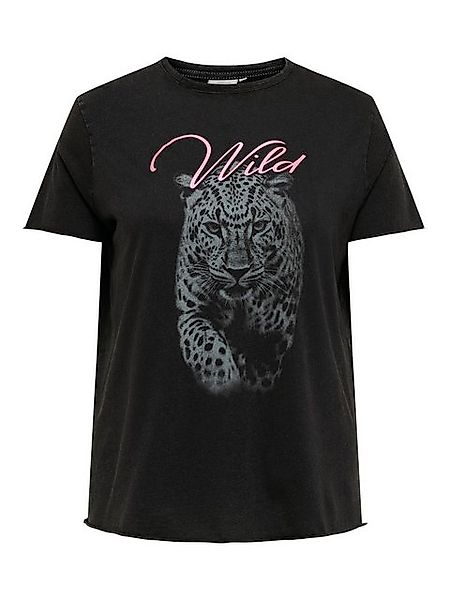 ONLY CARMAKOMA T-Shirt Rundhals Kurzarm Print Curvy Plus Size CARMIKO LIFE günstig online kaufen