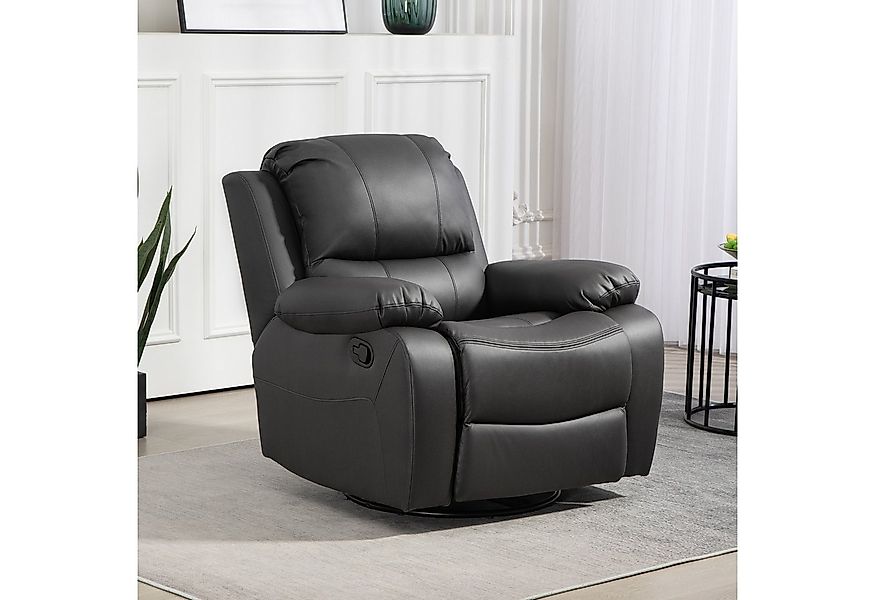 HOMCOM Relaxsessel 135° neigbar, mit Fußstütze, belastbar bis 150 kg (Ferns günstig online kaufen