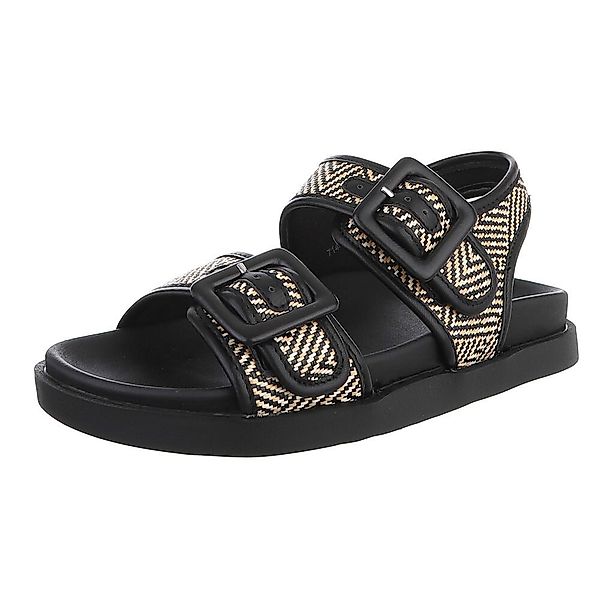 Ital-Design Moderne Damen-Sandalen mit Schnallen für günstig online kaufen