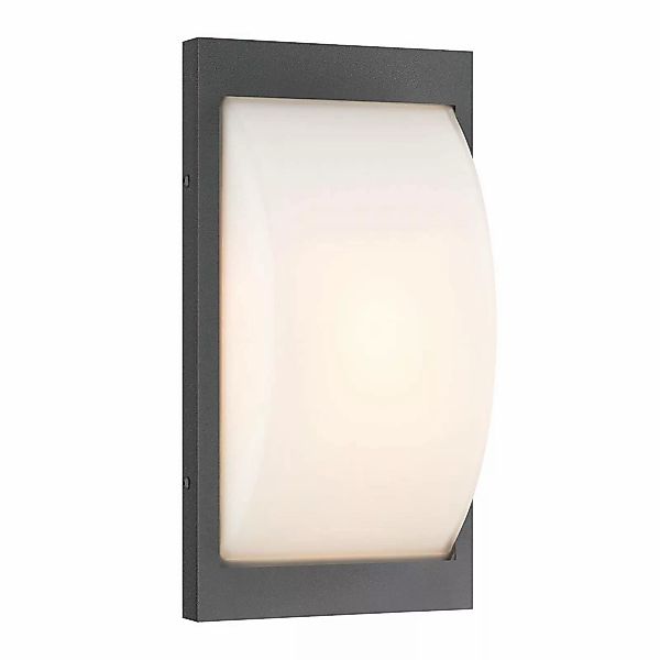 LED-Außenwandleuchte 068LED, graphit, Edelstahl, 33 cm, IP44 günstig online kaufen