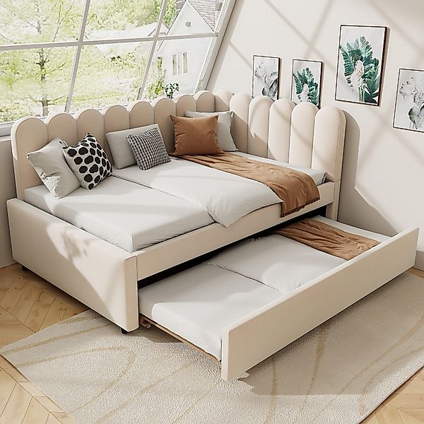 Flieks Daybett, Polsterbett Schlafsofa Tagesbett 140x200cm günstig online kaufen