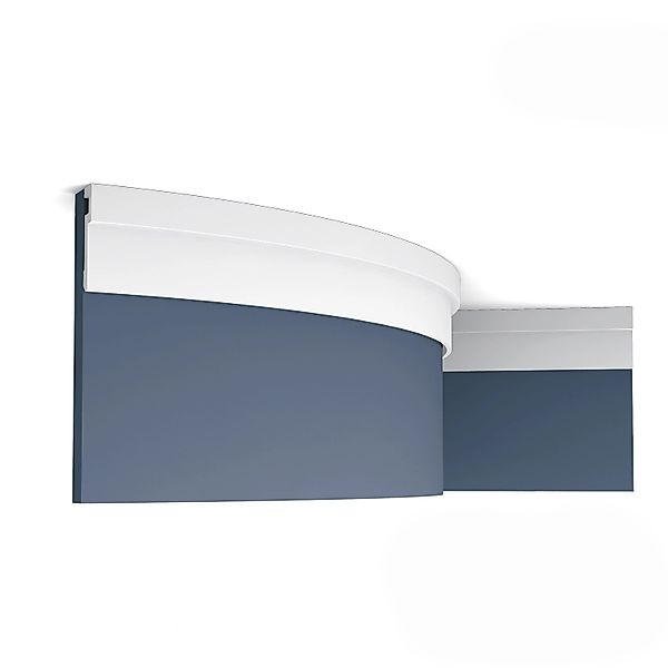 ORAC DECOR PX198F MODERN Flexible Wandleiste Sockelleiste Eckleiste 2 m 200 günstig online kaufen