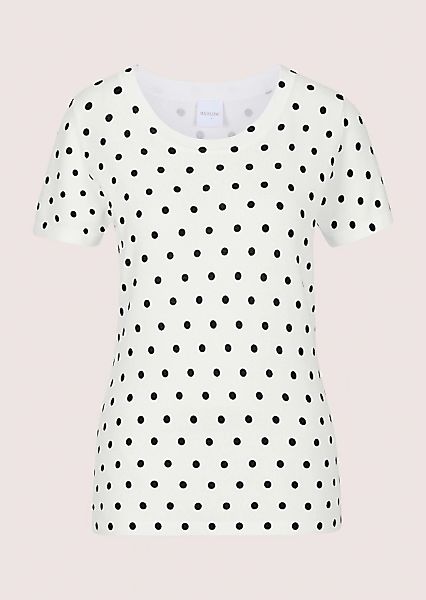 MADELEINE Longpullover "Strickshirt Glattstrickpullover mit Punkte-Print" P günstig online kaufen