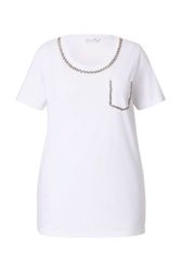 MIAMODA T-Shirt T-Shirt bequeme Passform Zierketten günstig online kaufen