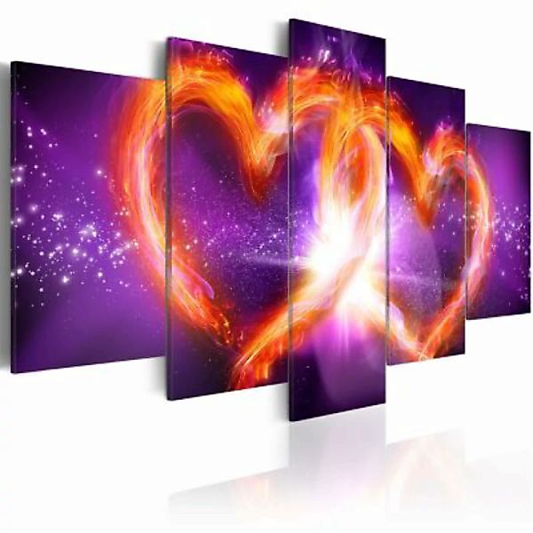 artgeist Wandbild Flames of love mehrfarbig Gr. 200 x 100 günstig online kaufen