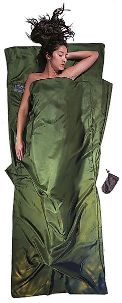 Cocoon Hüttenschlafsack COCOON TravelSheet Seide dark günstig online kaufen
