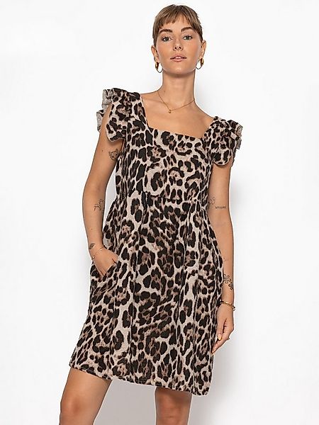 SASSYCLASSY Minikleid Gestreiftes Musselinkleid für Damen Kleid aus Musseli günstig online kaufen