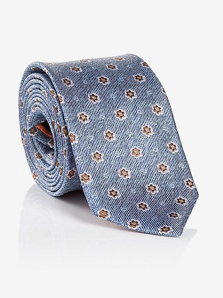 MONTI Krawatte (1-St) aus reiner Seide, mit Blumenmuster, 6,5 cm breit günstig online kaufen