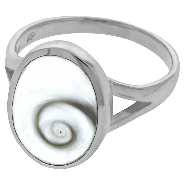 Vivance Fingerring "925 Silber mit Muschel weiß" günstig online kaufen