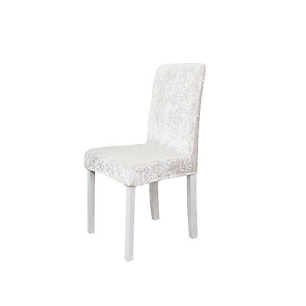 Rosnek Stuhlhusse Stuhlüberzug,Stretch Samt,für Hochzeit Esszimmer günstig online kaufen