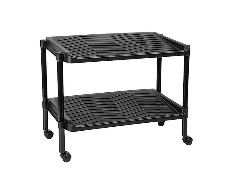 meberg Schuhregal Schuhregal auf Rollen Schwarz Schuhablage Schuhaufbewahru günstig online kaufen