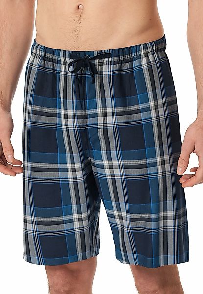 Schiesser Bermudas "Mix + Relax", kariert, Gummizug, Bindeband günstig online kaufen