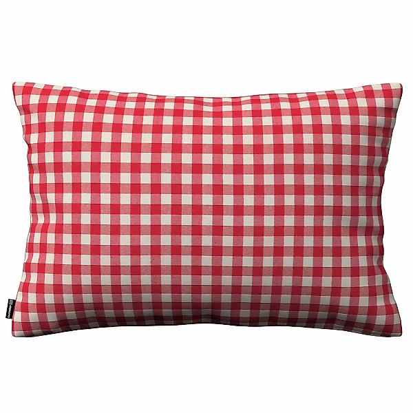Kissenhülle Mia rechteckig, rot-ecru, 60 x 40 cm, Quadro (136-16) günstig online kaufen