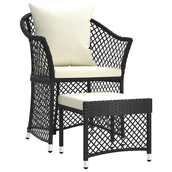vidaXL Gartenlounge-Set 2-tlg. Garten-Lounge-Set mit Kissen günstig online kaufen