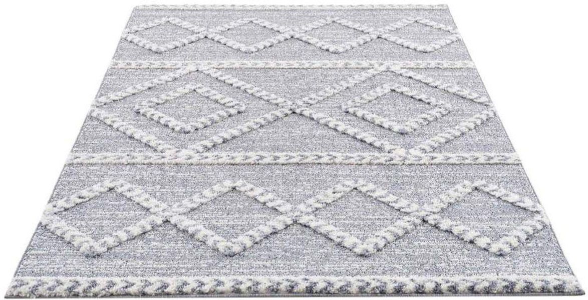 Carpet City Hochflor-Teppich "Focus 3022" rechteckig 20 mm Höhe Läufer, Boh günstig online kaufen
