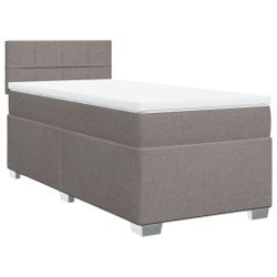 vidaXL Bett Boxspringbett mit Matratze Taupe günstig online kaufen