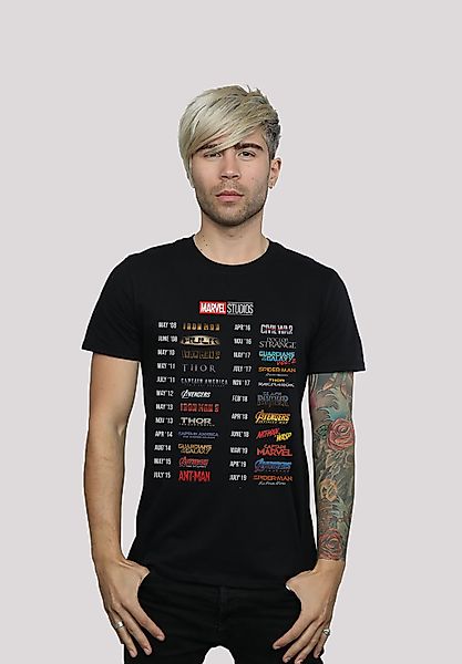F4NT4STIC T-Shirt "Marvel Studios 10 Years Of Movies", Print günstig online kaufen