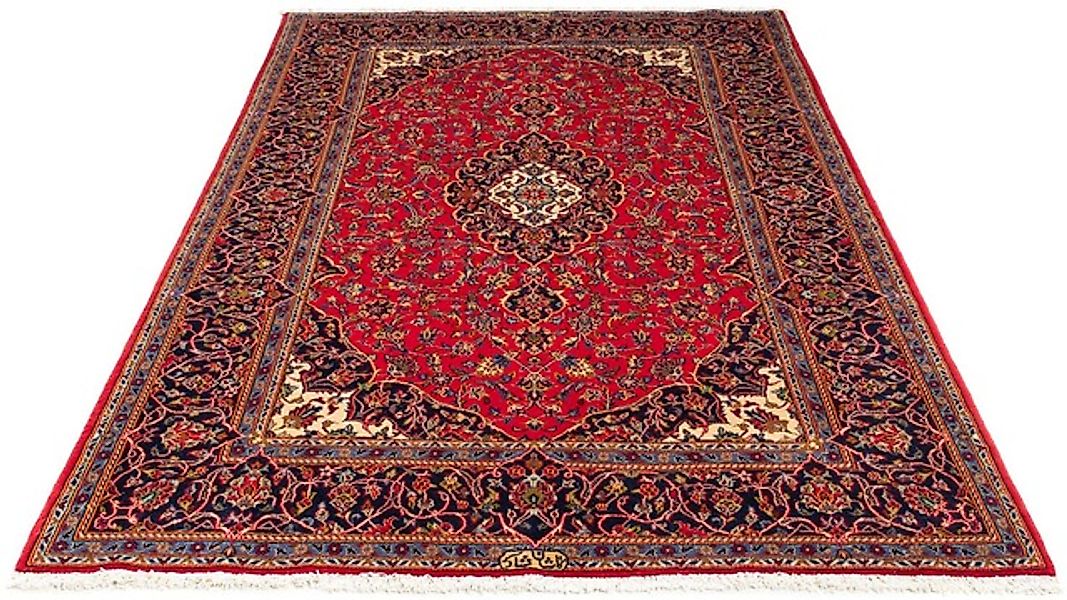 morgenland Orientteppich »Perser - Keshan - 225 x 138 cm - rot«, rechteckig günstig online kaufen