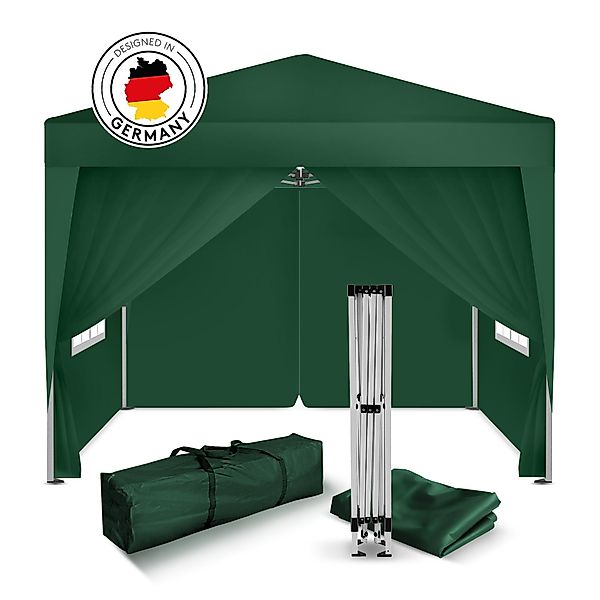 Kronenburg Partyzelt Faltpavillon 2x2 m wasserdicht - Partyzelt stabil, UV- günstig online kaufen