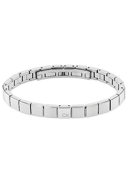 Calvin Klein Armband Schmuck Edelstahl Armschmuck Gliederkette SQUARES günstig online kaufen